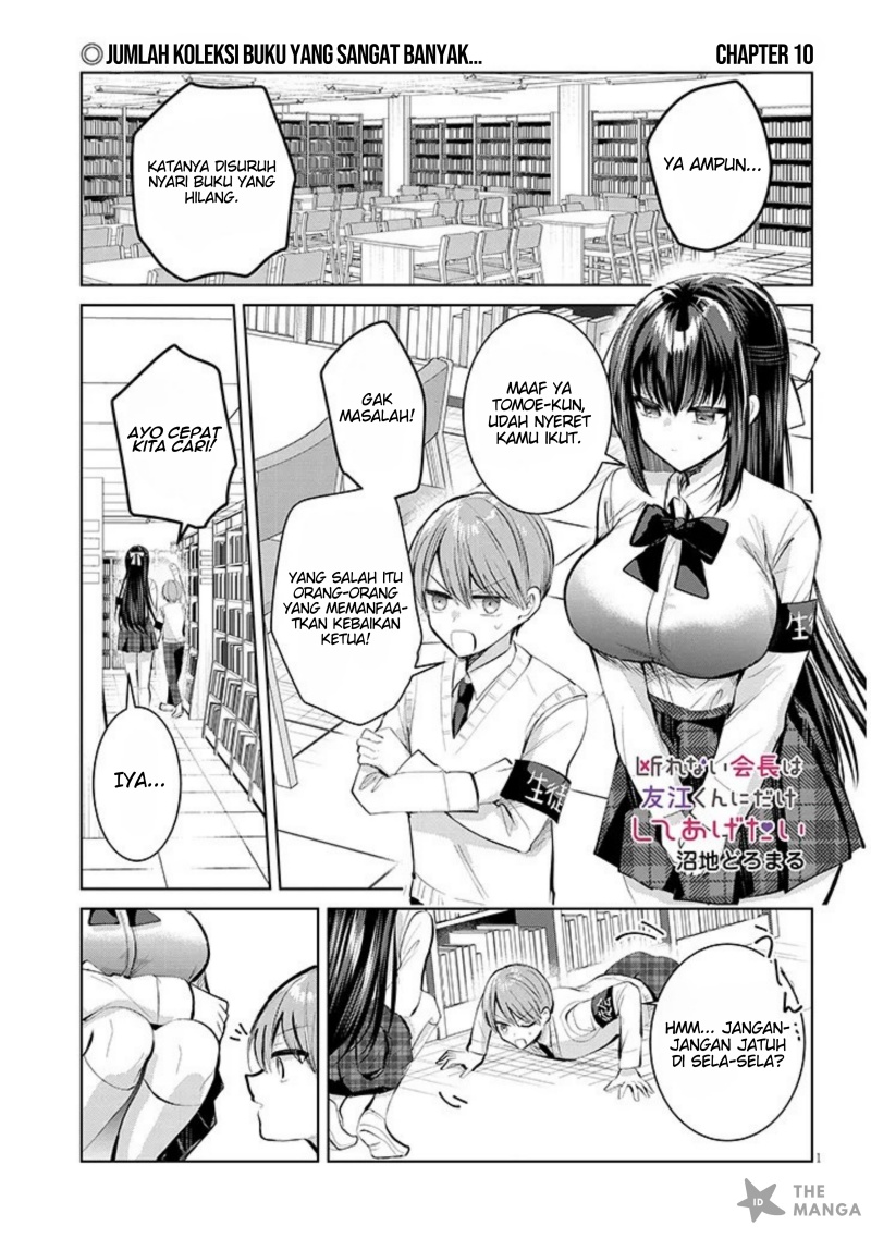 Kotowarenai Kaichou wa Tomoe-kun ni Dake shite Agetai Chapter 10 Gambar 2