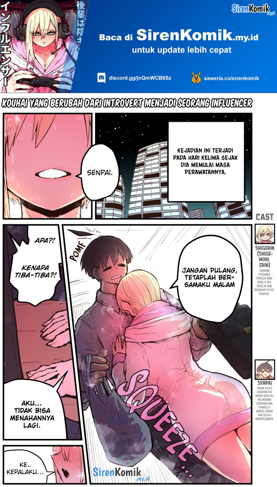 Kouhai wa Inkya Agari no Infuruensaa Chapter 05 Gambar 2