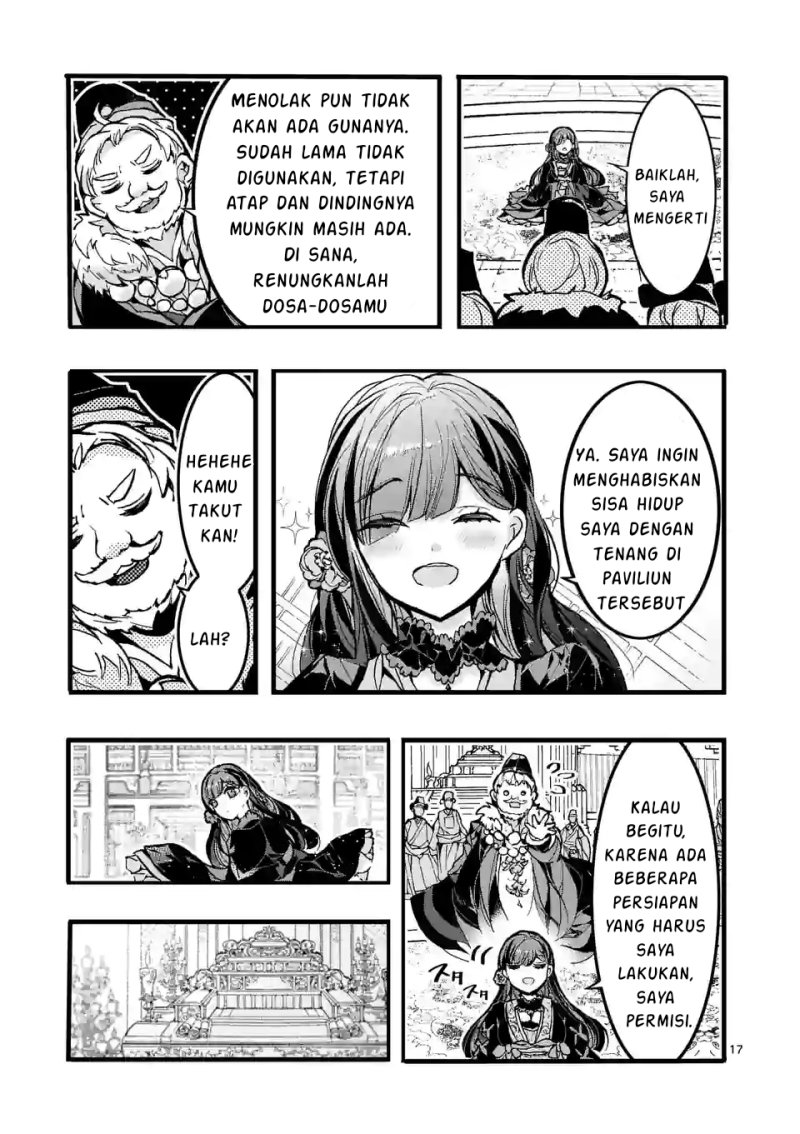 Koukyuu wo Tsuihousareta Kitai no Akujo wa Rikyuu de Aiken wo Mofumofu shitetai Chapter 01 Gambar 18