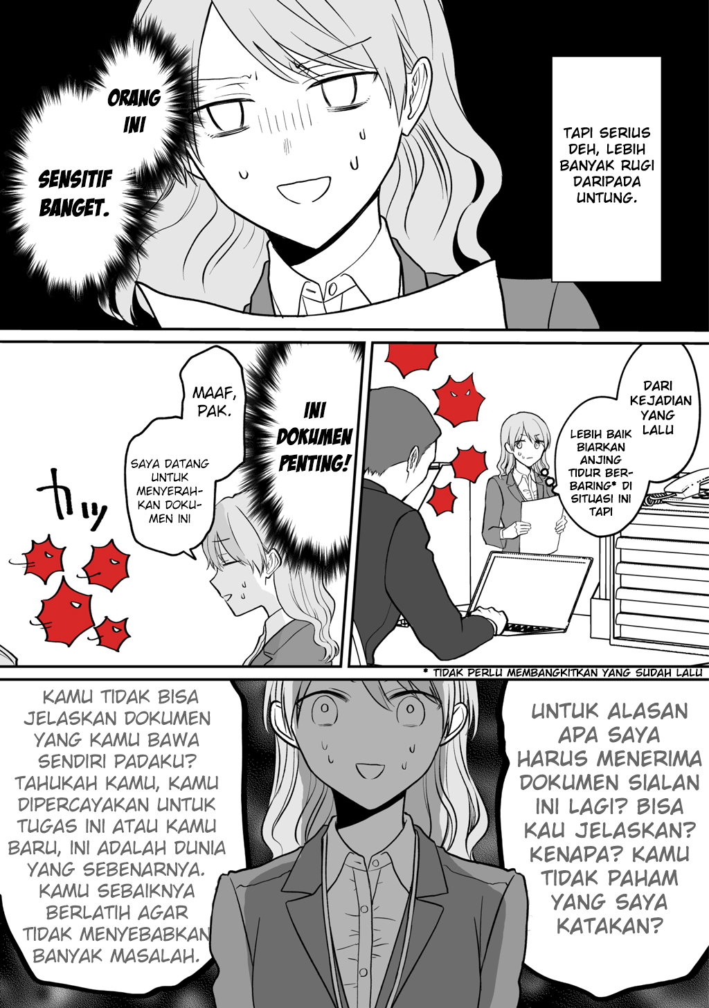 Kuki ga “yomeru” shunnyushain to buaiso na sempai no hanashi Chapter 03 Gambar 2
