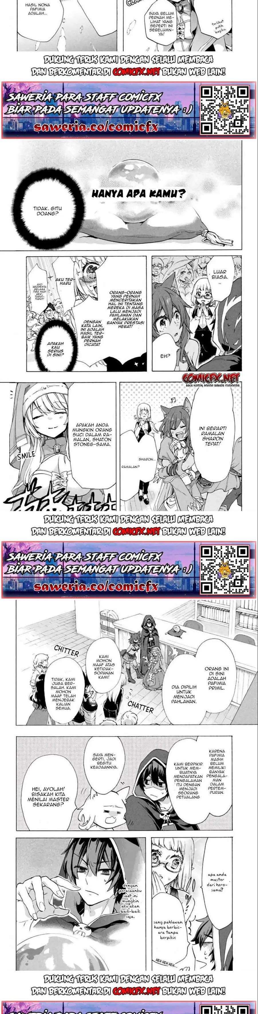 “Kukuku… He is the weakest of the Four Heavenly Monarchs.” I was dismissed from my job but somehow I became the master of a hero and a holy maiden. Chapter 02.2 Gambar 6