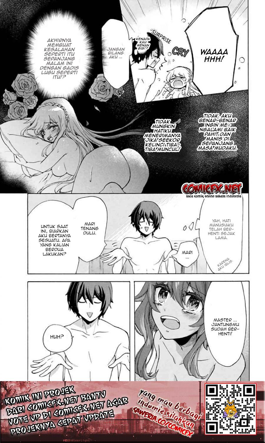 “Kukuku… He is the weakest of the Four Heavenly Monarchs.” I was dismissed from my job but somehow I became the master of a hero and a holy maiden. Chapter 04.1 Gambar 8
