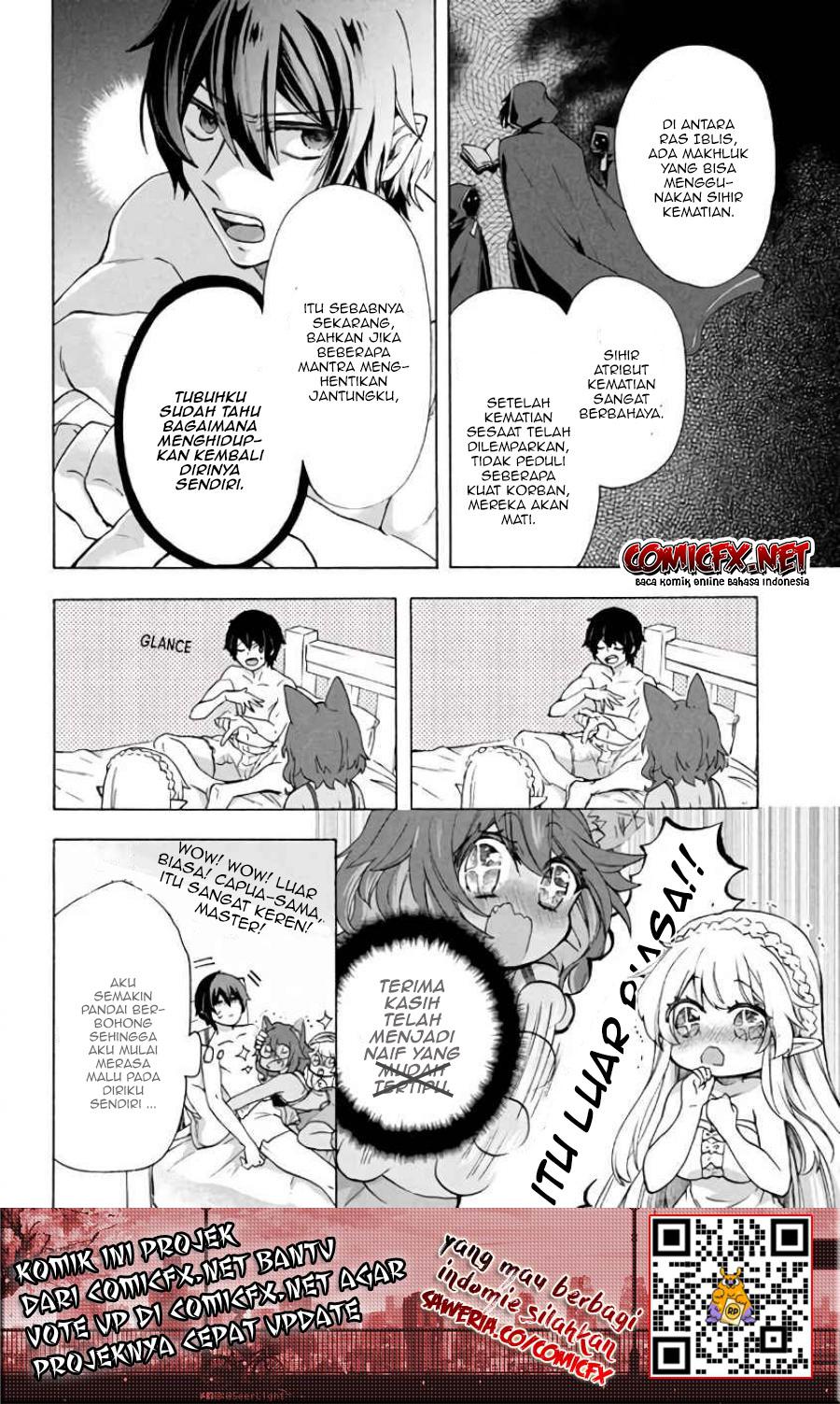 “Kukuku… He is the weakest of the Four Heavenly Monarchs.” I was dismissed from my job but somehow I became the master of a hero and a holy maiden. Chapter 04.1 Gambar 11