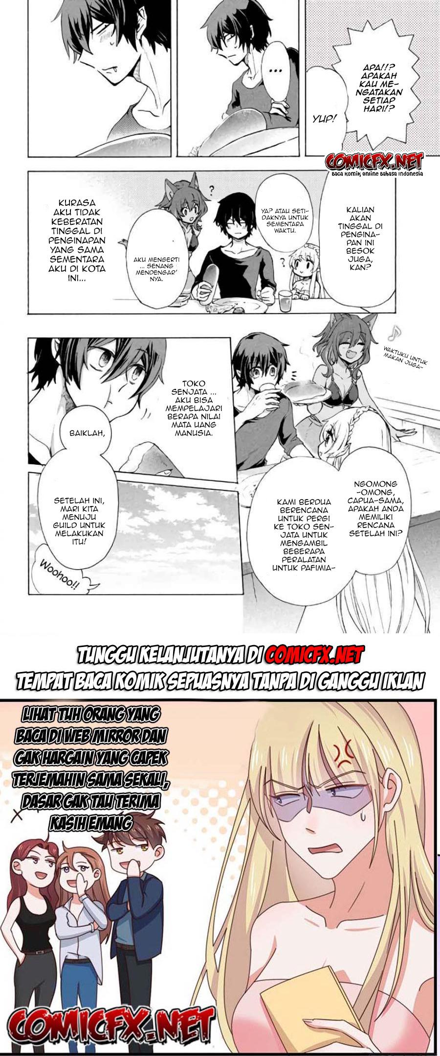 “Kukuku… He is the weakest of the Four Heavenly Monarchs.” I was dismissed from my job but somehow I became the master of a hero and a holy maiden. Chapter 04.1 Gambar 15