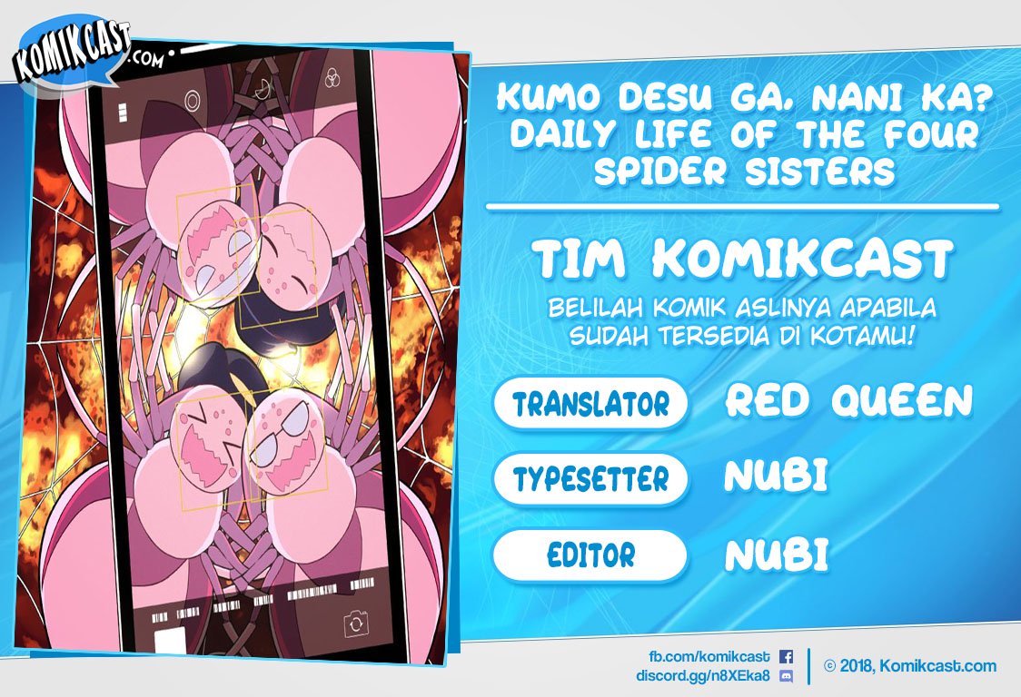 Kumo Desu ga, Nani ka? Daily Life of the Four Spider Sisters Chapter 12 Gambar 1