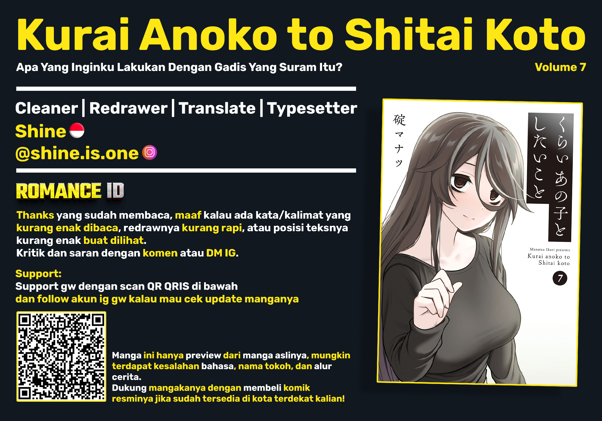 Kurai Anoko to Shitai koto Chapter 81 Gambar 15