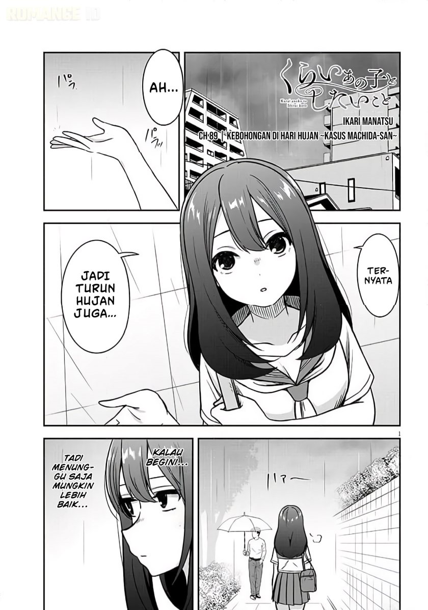 Kurai Anoko to Shitai koto Chapter 89 Gambar 2