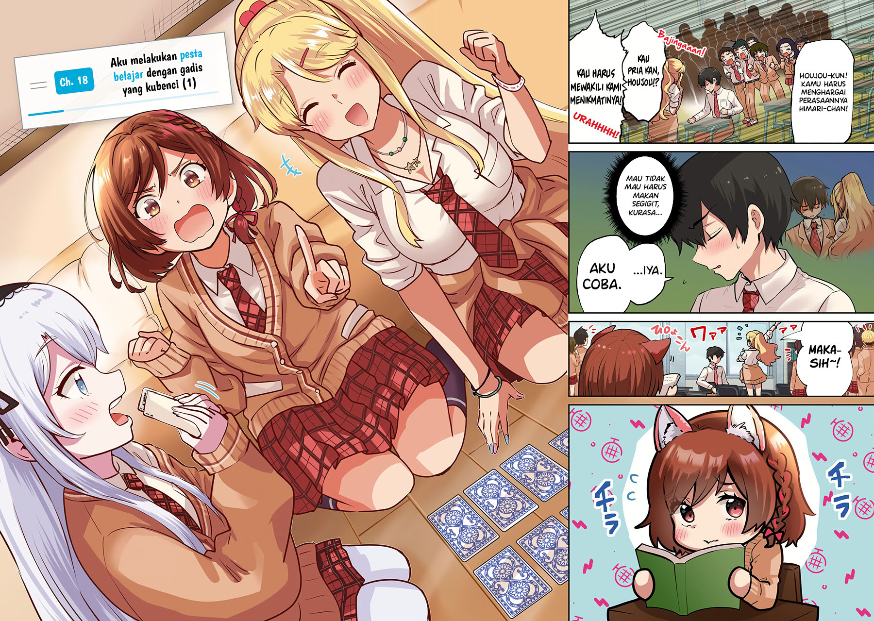 Kurasu no Daikirai na Joshi to Kekkon Suru Koto ni Natta Chapter 18.1 Gambar 3