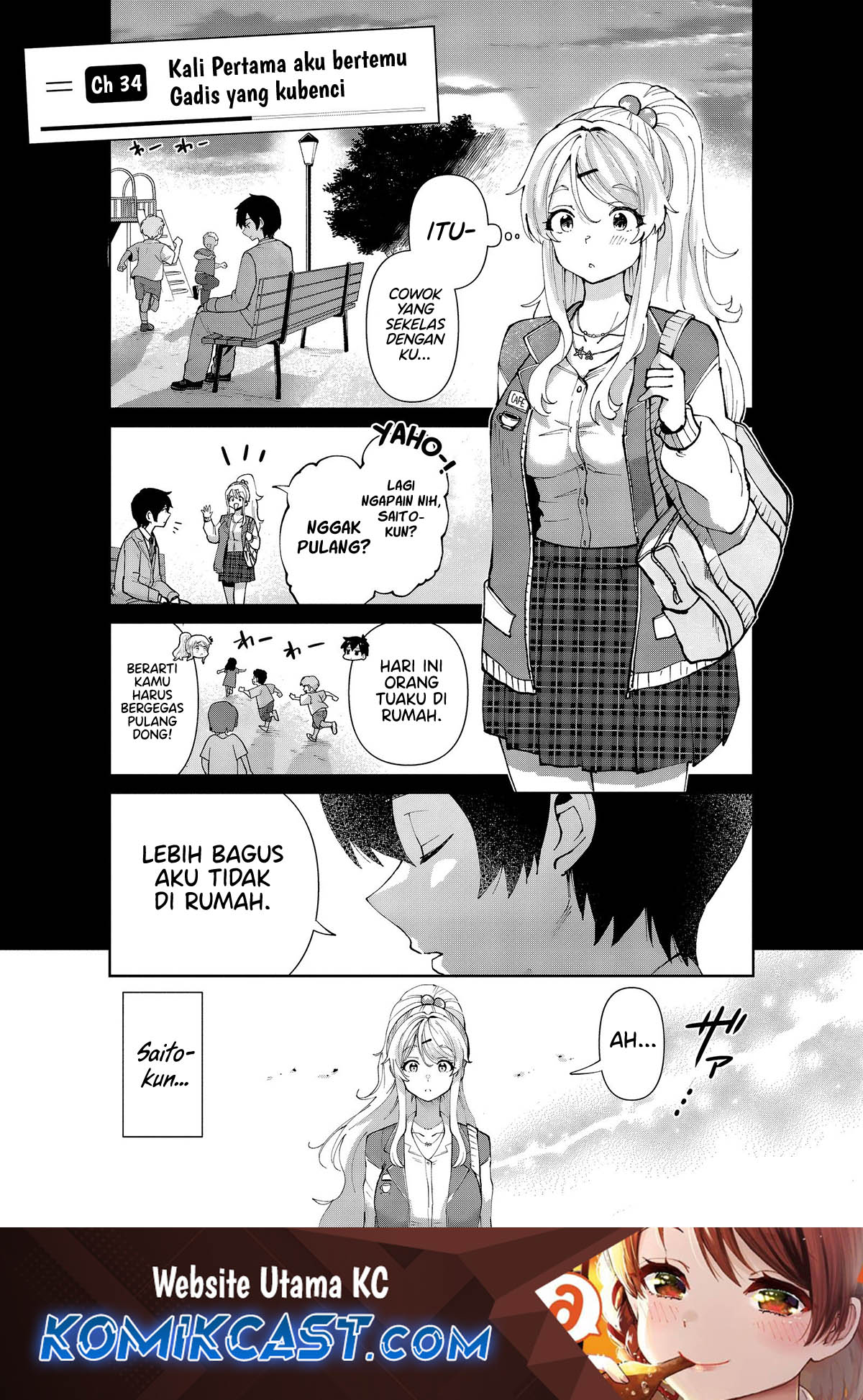 Kurasu no Daikirai na Joshi to Kekkon Suru Koto ni Natta Chapter 34 Gambar 2