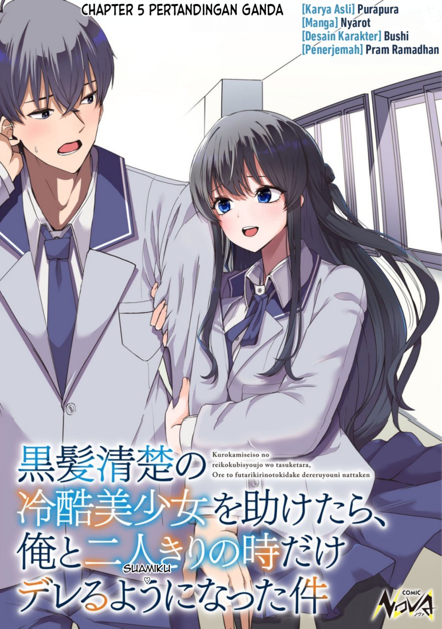 Kurokami Seiso No Reikoku Bishojo Wo Tasuketara, Ore to Ni Nin Kiri No Toki Dake De Reru Yo Ni Natta Ken Chapter 05.2 Gambar 1