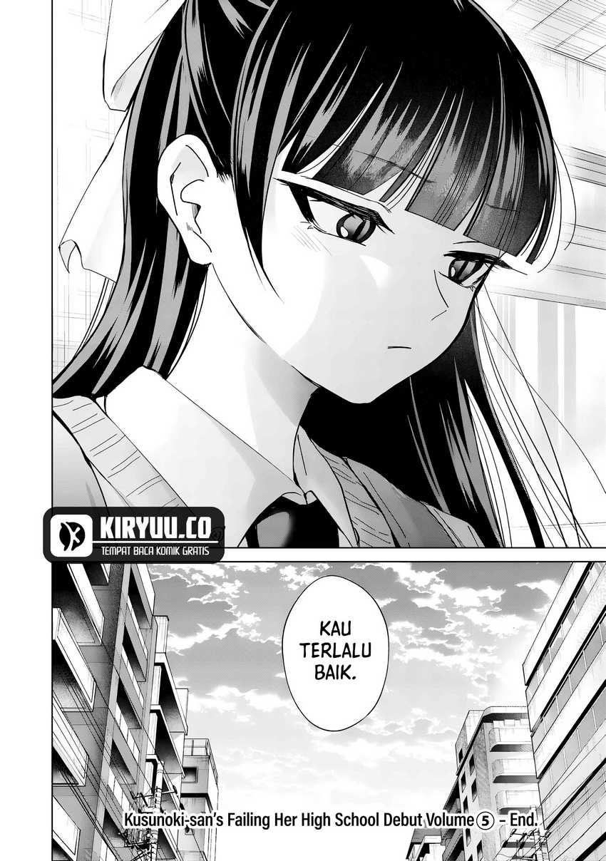 Kusunoki-san wa Koukou Debut ni Shippai shite Iru Chapter 36 Gambar 26