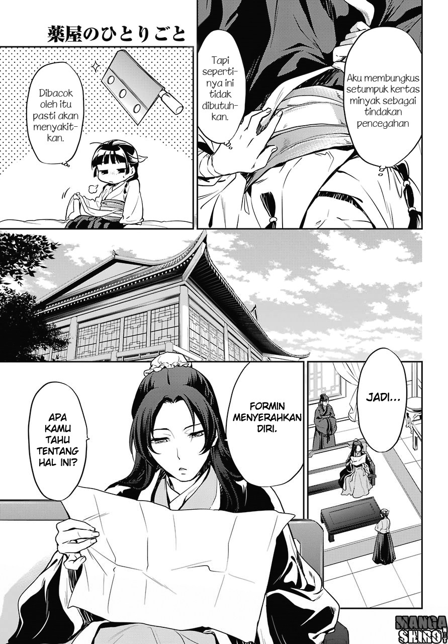 Kusuriya no Hitorigoto Chapter 17 Gambar 35