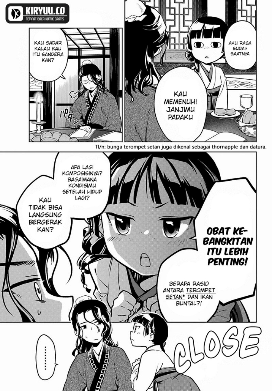 Kusuriya no Hitorigoto Chapter 76.2 Gambar 30