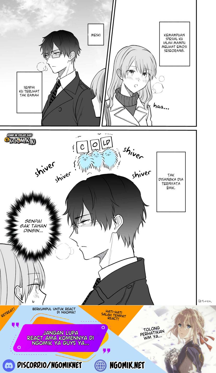 Kuuki ga “Yomeru” Shinnyushain to Buaiso na Senpai no Hanashi (Serialization) Chapter 08 Gambar 2