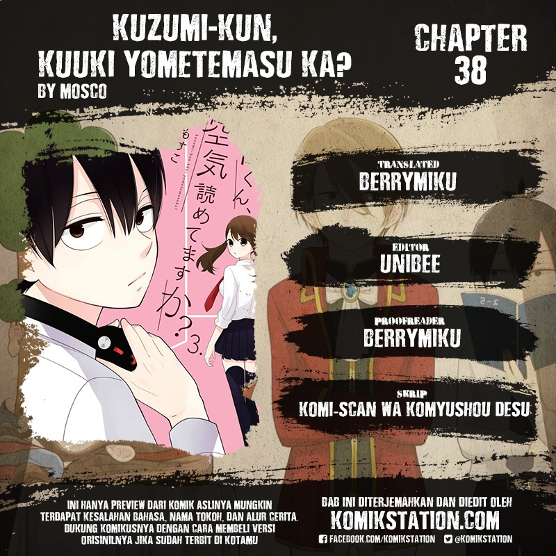 Kuzumi-kun, Kuuki Yometemasu ka? Chapter 38 Gambar 3