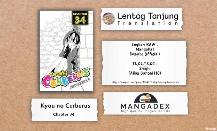 Kyou no Cerberus Chapter 34 Gambar 45