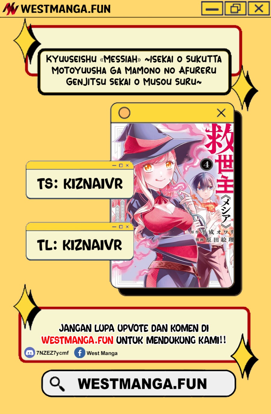 Kyuuseishu (MESHIA) ~Isekai wo Sukutta Moto Yuusha ga Mamono no Afureru Genjitsu Sekai wo Musou suru~ Chapter 40 Gambar 3