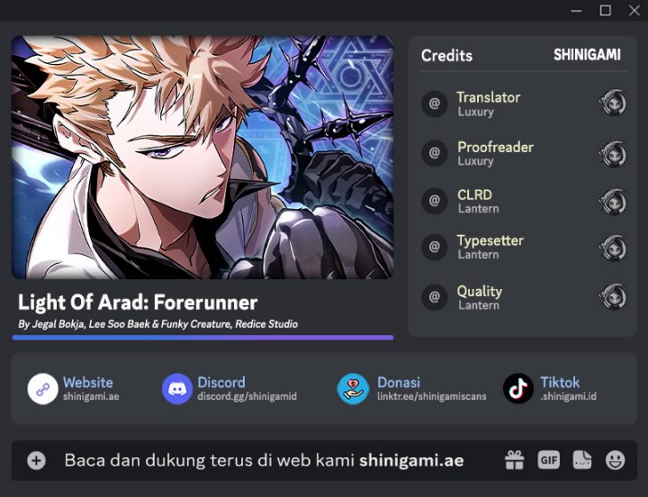 Light Of Arad: Forerunner Chapter 19 Gambar 1