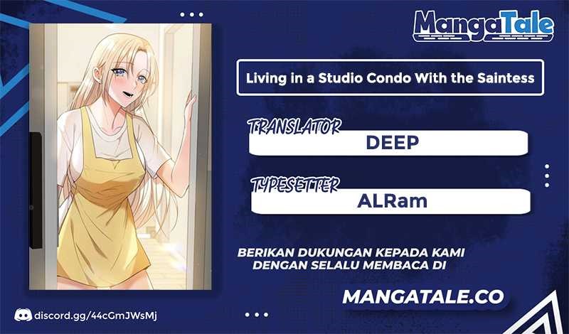 Living in a Studio Condo With the Saintess Chapter 02 Gambar 1