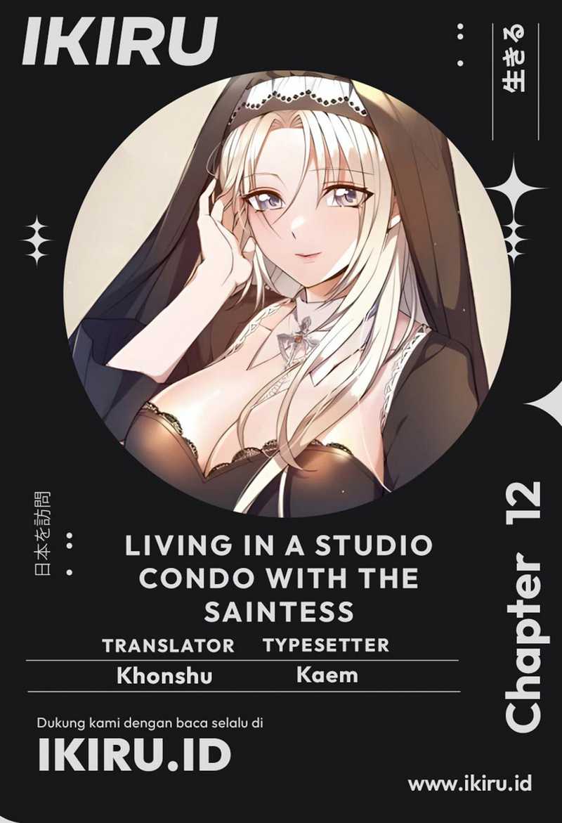 Living in a Studio Condo With the Saintess Chapter 12 Gambar 1