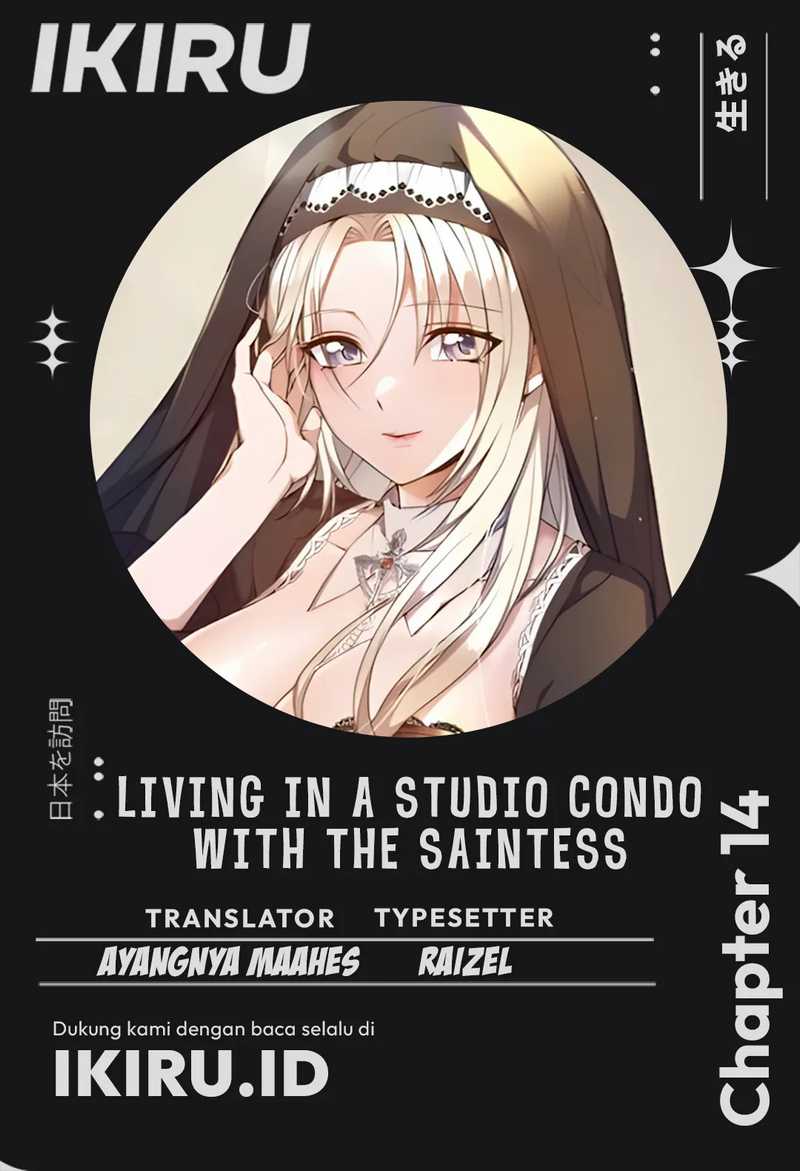 Living in a Studio Condo With the Saintess Chapter 14 Gambar 1