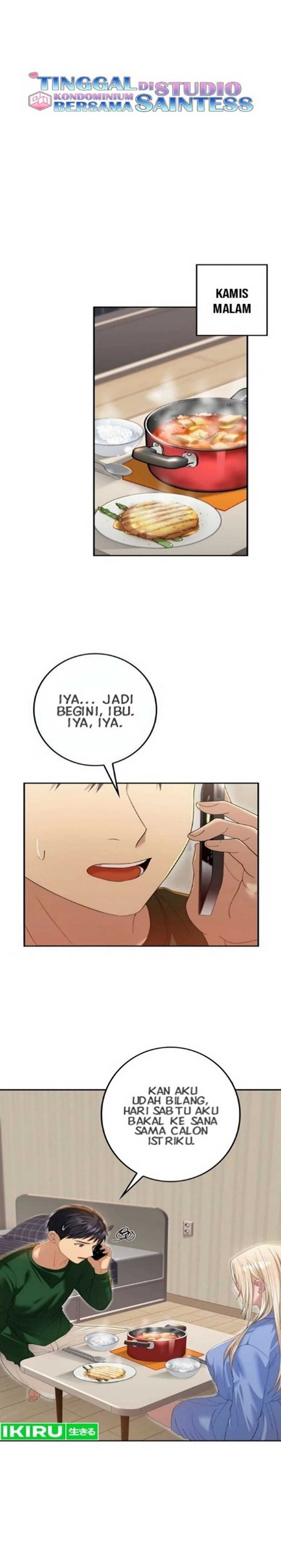 Living in a Studio Condo With the Saintess Chapter 16 Gambar 2