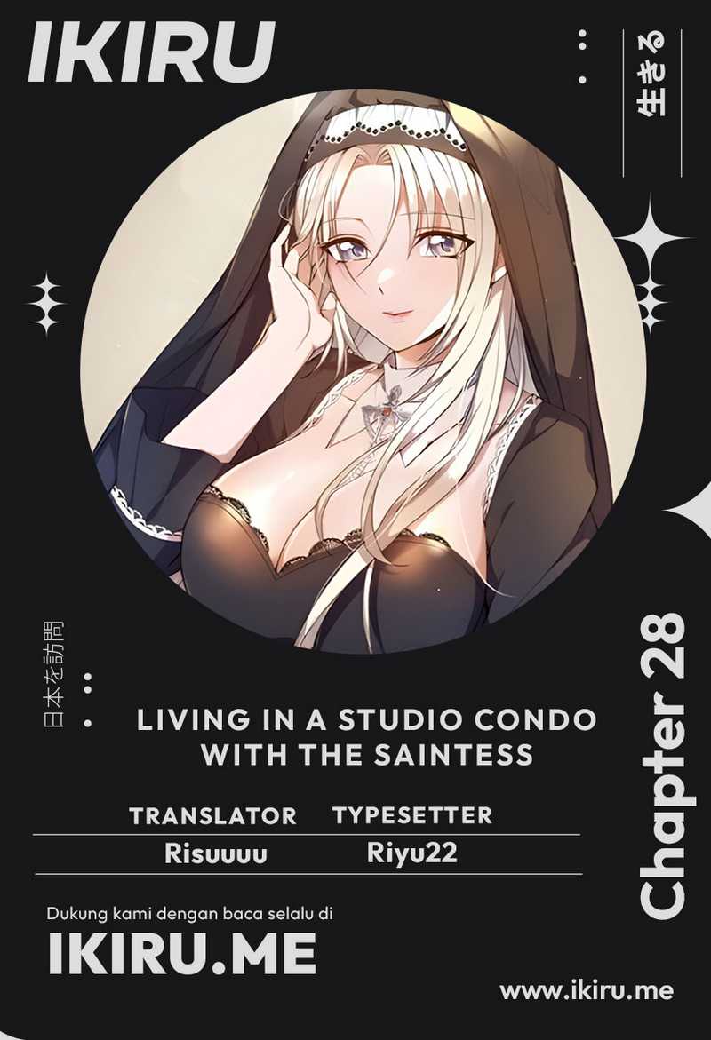 Living in a Studio Condo With the Saintess Chapter 28 Gambar 1