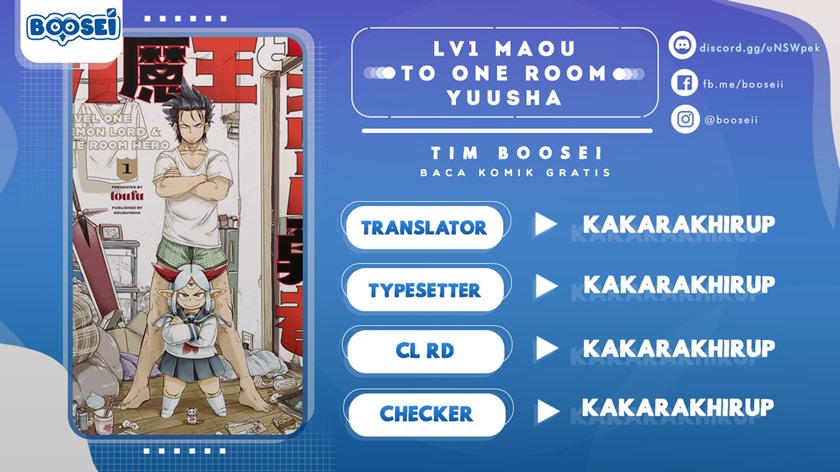 Lv1 Maou to One Room Chapter 08 Gambar 1