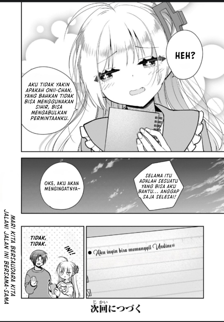 Mahou wa Isekai ni Oite Kimashita. ~ Tensai Madoushi Datta Imouto no Yowakute New Game ~ Chapter 02 Gambar 36