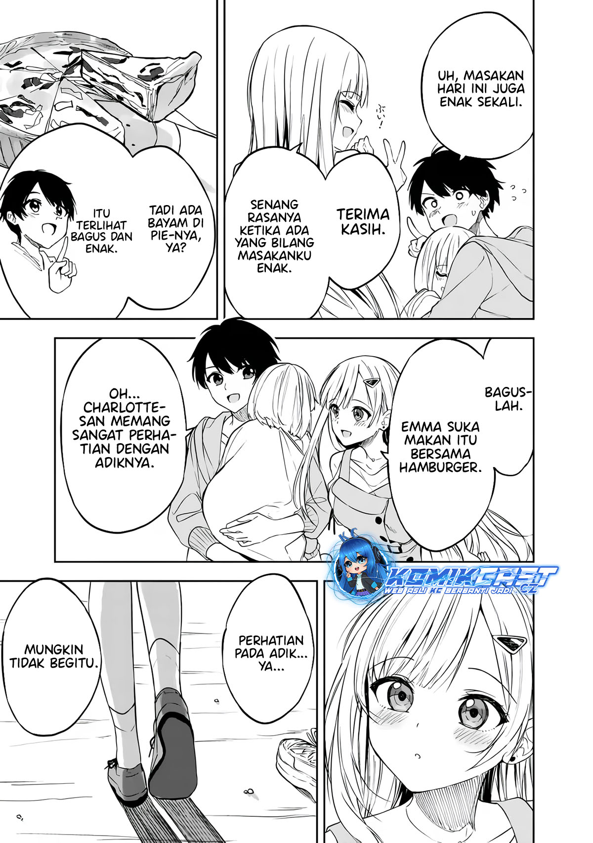 Maigo ni Natteita Youjo o Tasuketara, Otonari ni Sumu Bishoujo Ryuugakusei ga Ie ni Asobi ni Kuru You ni Natta Ken ni Tsuite Chapter 08 Gambar 12
