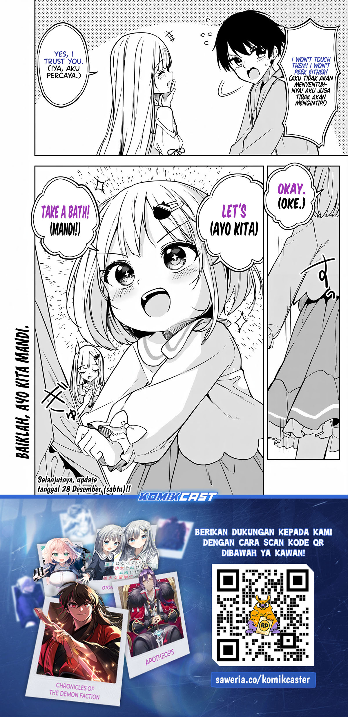 Maigo ni Natteita Youjo o Tasuketara, Otonari ni Sumu Bishoujo Ryuugakusei ga Ie ni Asobi ni Kuru You ni Natta Ken ni Tsuite Chapter 12 Gambar 21