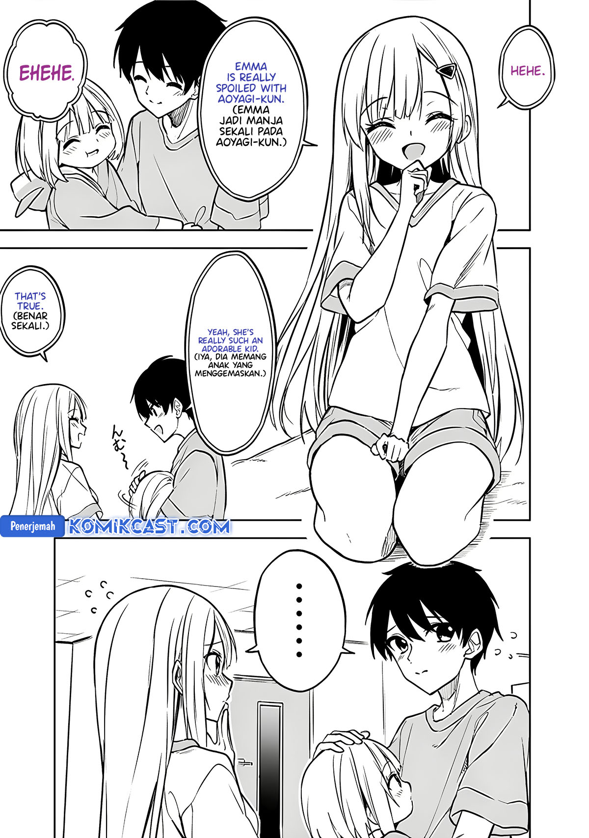 Maigo ni Natteita Youjo o Tasuketara, Otonari ni Sumu Bishoujo Ryuugakusei ga Ie ni Asobi ni Kuru You ni Natta Ken ni Tsuite Chapter 15 Gambar 4
