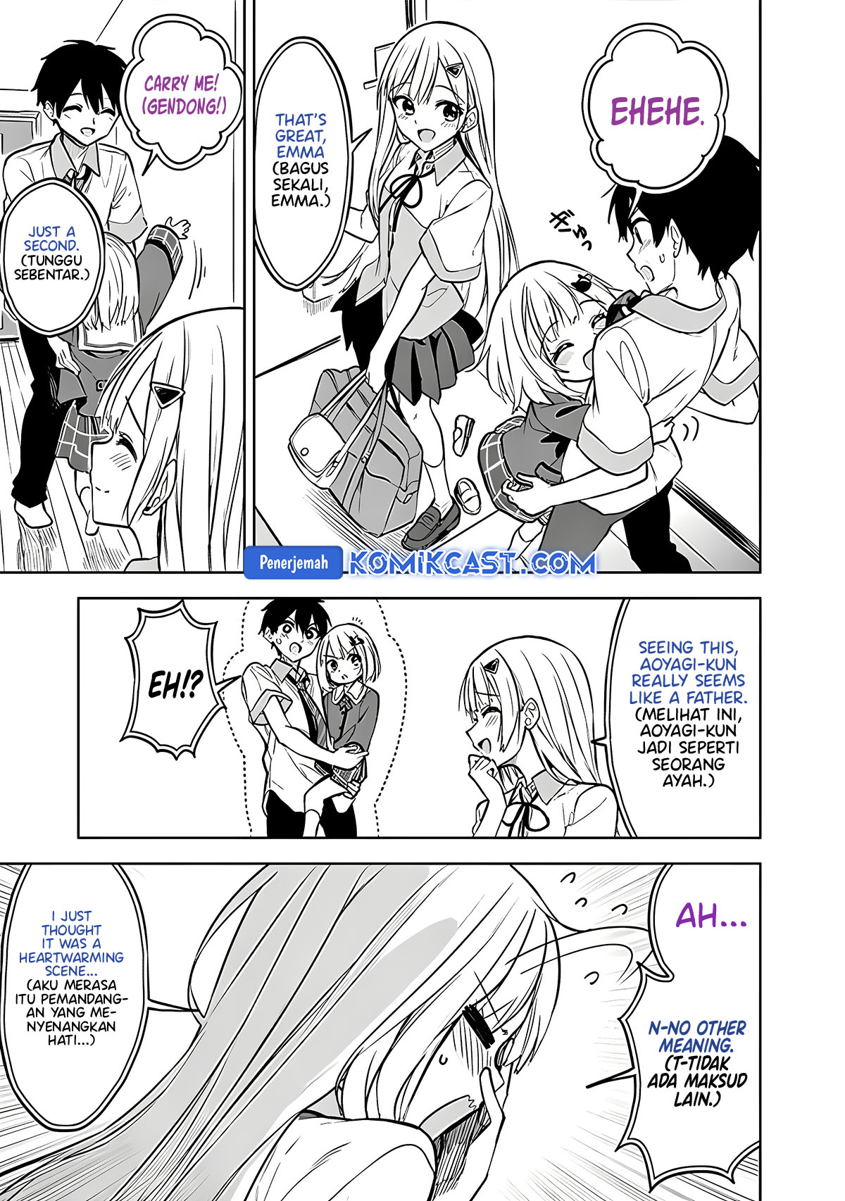 Maigo ni Natteita Youjo o Tasuketara, Otonari ni Sumu Bishoujo Ryuugakusei ga Ie ni Asobi ni Kuru You ni Natta Ken ni Tsuite Chapter 15 Gambar 10