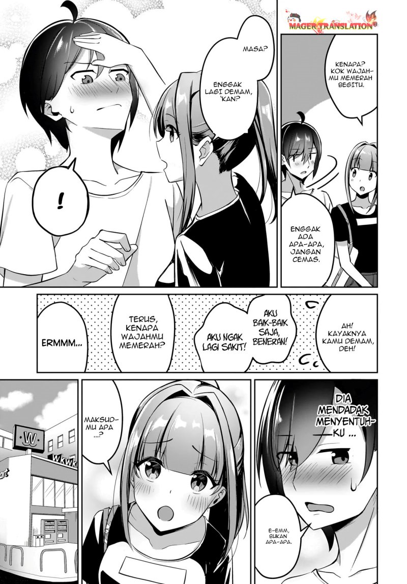 Maigo no Onnanoko o Ie Made Todoketara, Genkan kara Detekita no wa Gakunen Ichi no Bishoujo deshita Chapter 04 Gambar 12