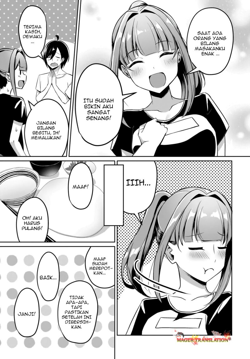 Maigo no Onnanoko o Ie Made Todoketara, Genkan kara Detekita no wa Gakunen Ichi no Bishoujo deshita Chapter 04 Gambar 18