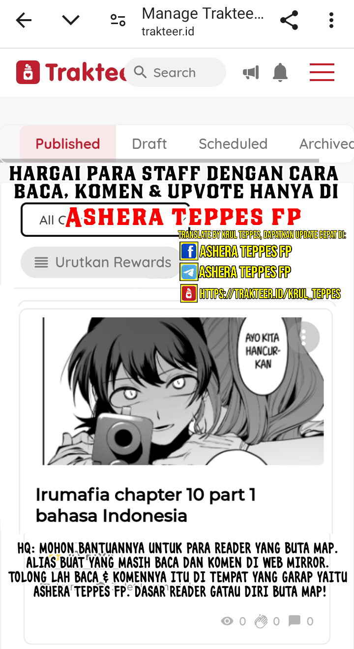 Mairimashita! Iruma-kun: If Episode of Mafia Chapter 08.2 Gambar 26