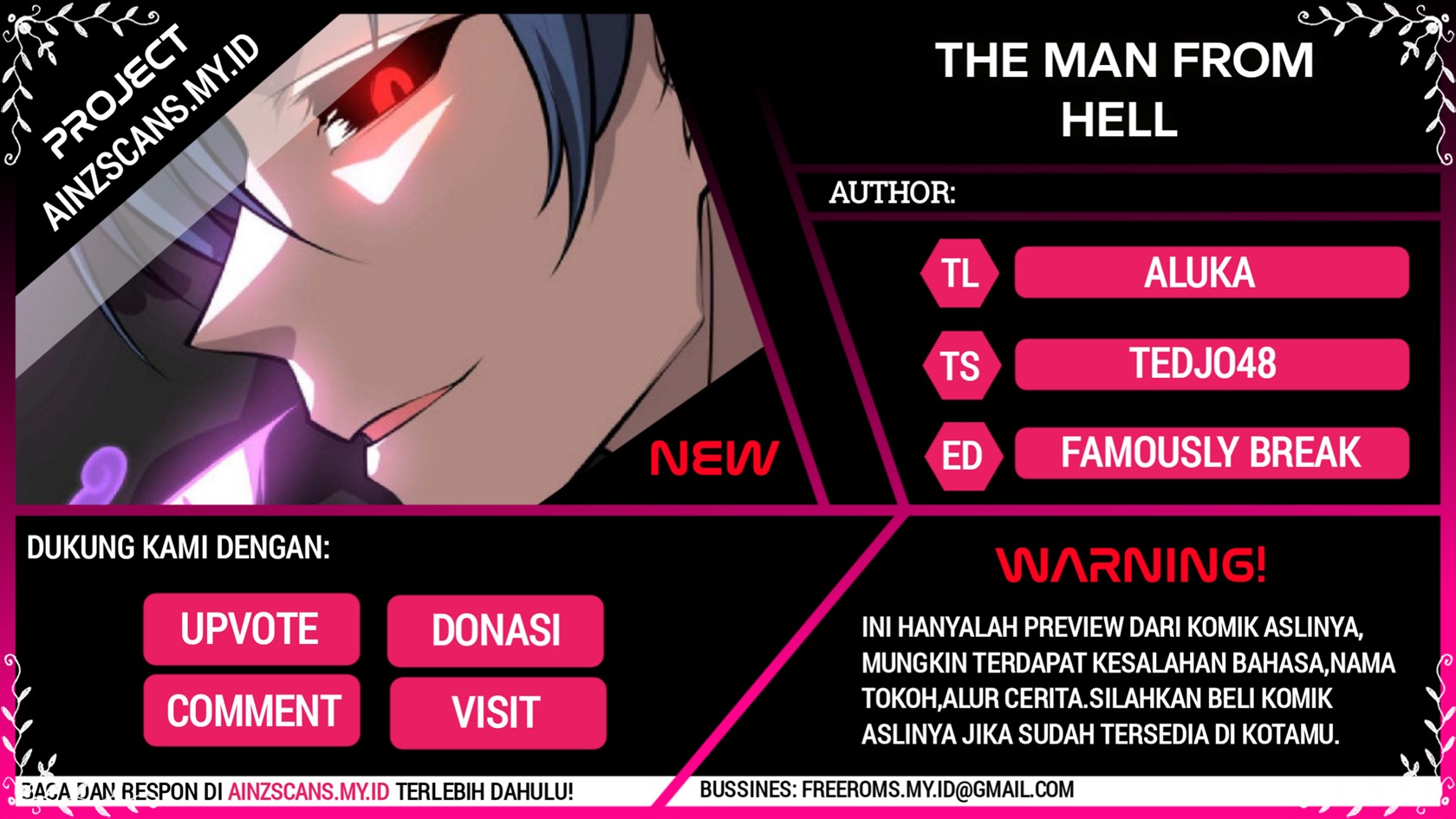 Man From Hell Chapter 21 Gambar 1