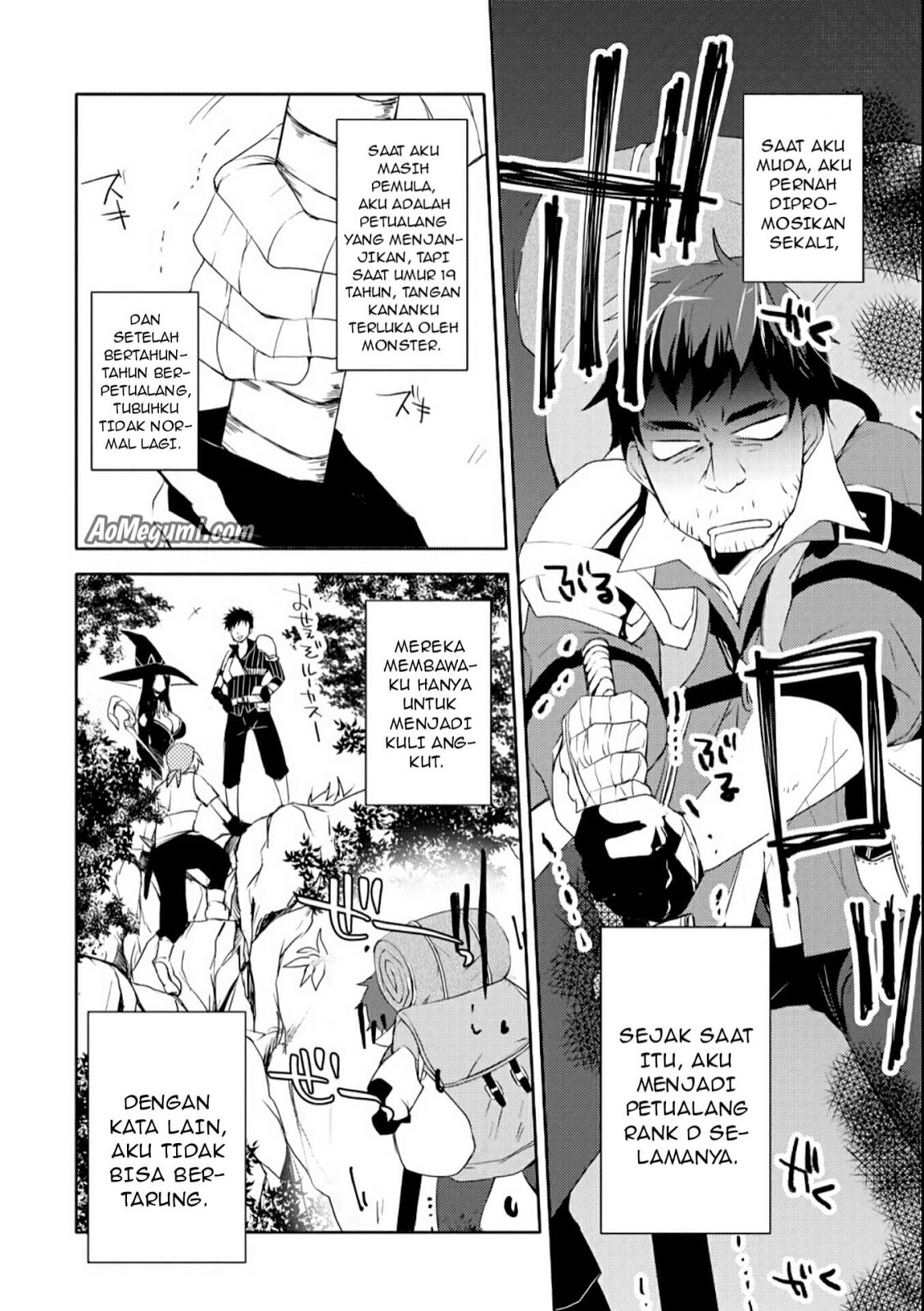 Mannen D-rank No Chuunen Boukensha Yotta Ikioi De Densetsu No Ken Wo Hikkonuku Chapter 01 Gambar 8