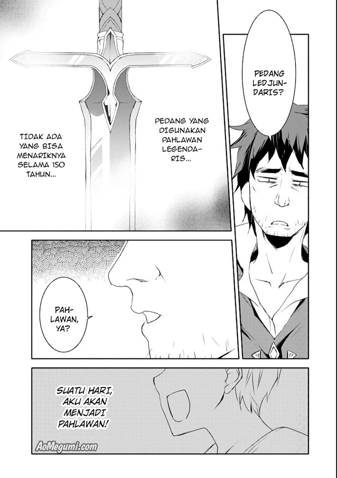 Mannen D-rank No Chuunen Boukensha Yotta Ikioi De Densetsu No Ken Wo Hikkonuku Chapter 01 Gambar 11