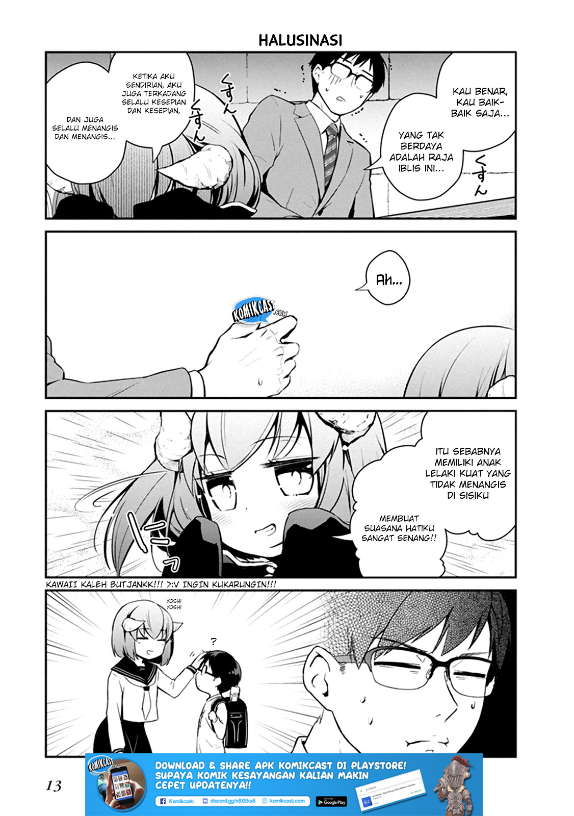 Maou No Kawaii Yamada Wa Yoiko Chapter 01.2 Gambar 7