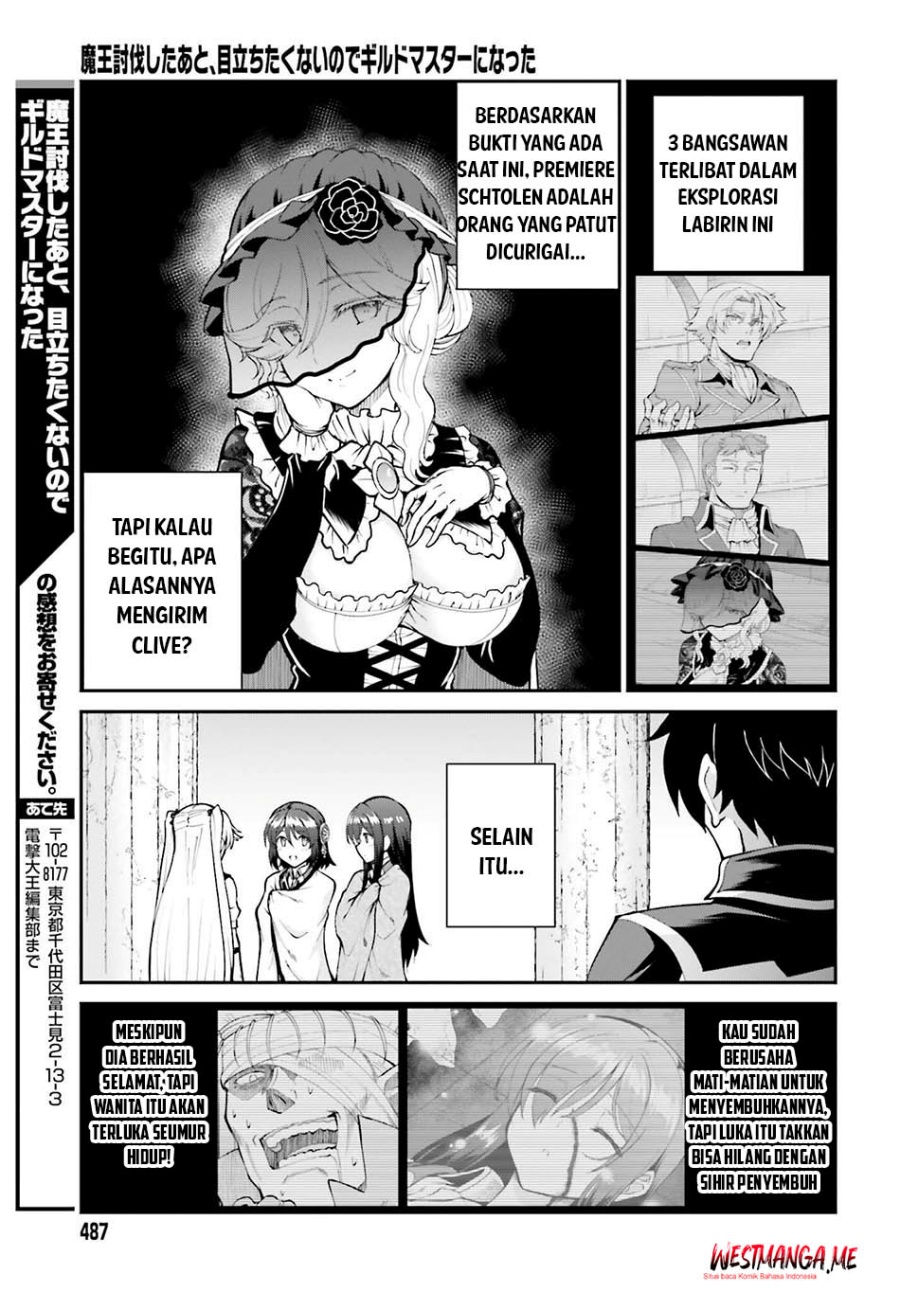 Maou Toubatsu Shita Ato, Medachitakunai node Guild Master ni Natta Chapter 44 Gambar 30