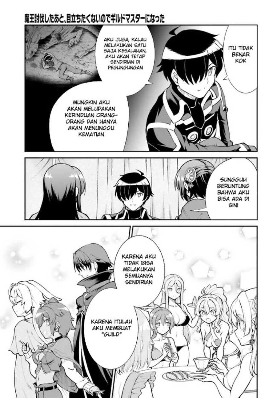 Maou Toubatsu Shita Ato, Medachitakunai node Guild Master ni Natta Chapter 46 Gambar 22