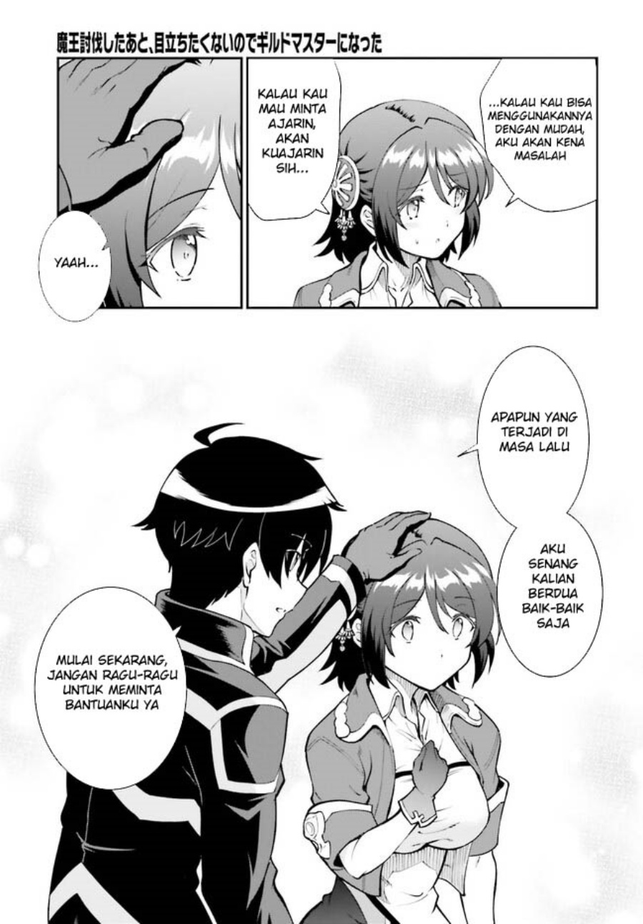 Maou Toubatsu Shita Ato, Medachitakunai node Guild Master ni Natta Chapter 46 Gambar 24