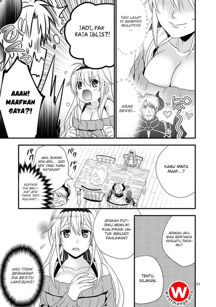 Maou desu Onna Yuusha no Hahaoya to Saikon Shita no de Onna Yuusha ga Giri no Musume ni Narimashita Chapter 01 Gambar 21