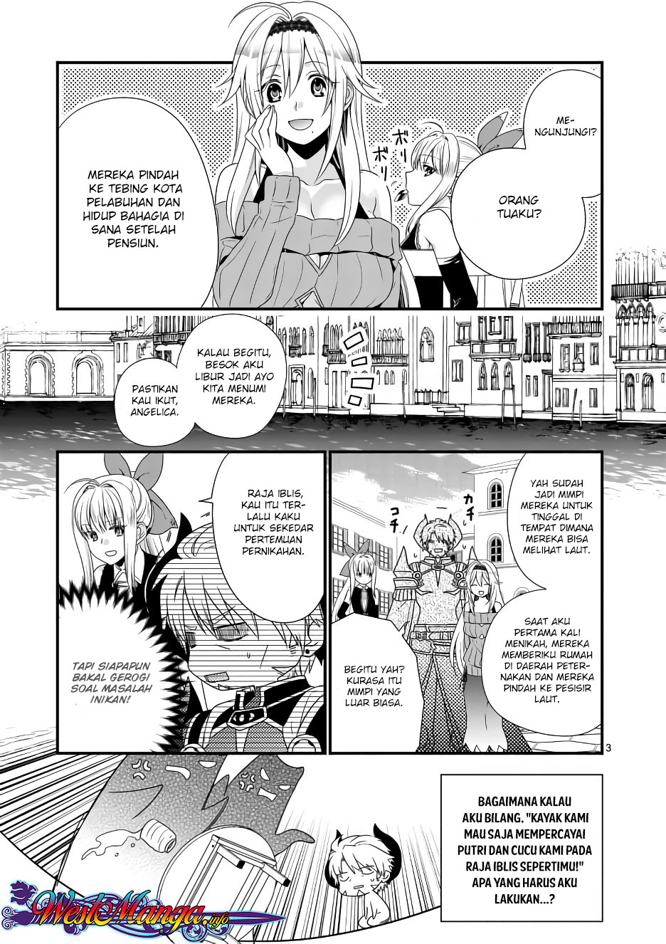 Maou desu Onna Yuusha no Hahaoya to Saikon Shita no de Onna Yuusha ga Giri no Musume ni Narimashita Chapter 08 Gambar 3