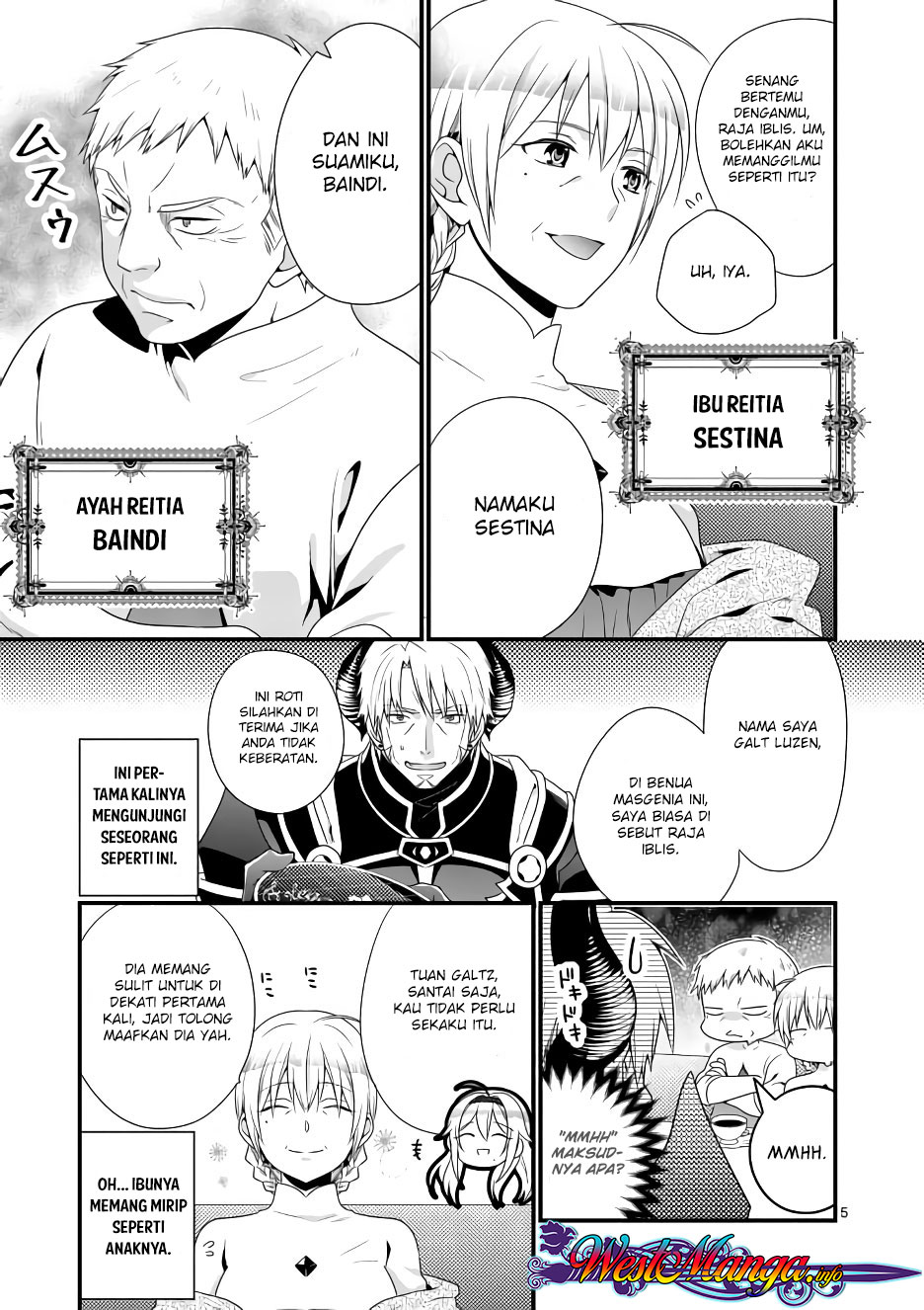Maou desu Onna Yuusha no Hahaoya to Saikon Shita no de Onna Yuusha ga Giri no Musume ni Narimashita Chapter 08 Gambar 5
