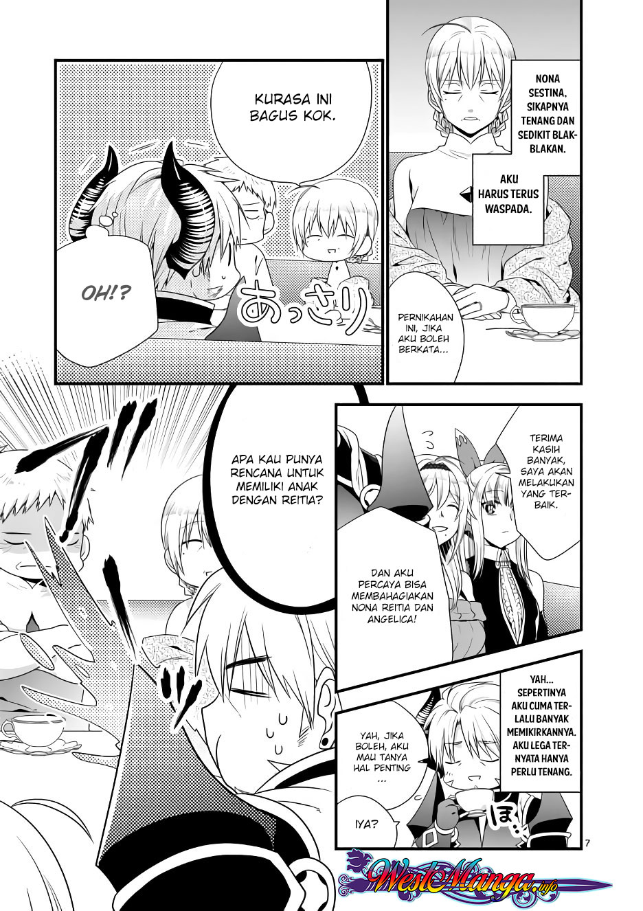 Maou desu Onna Yuusha no Hahaoya to Saikon Shita no de Onna Yuusha ga Giri no Musume ni Narimashita Chapter 08 Gambar 7