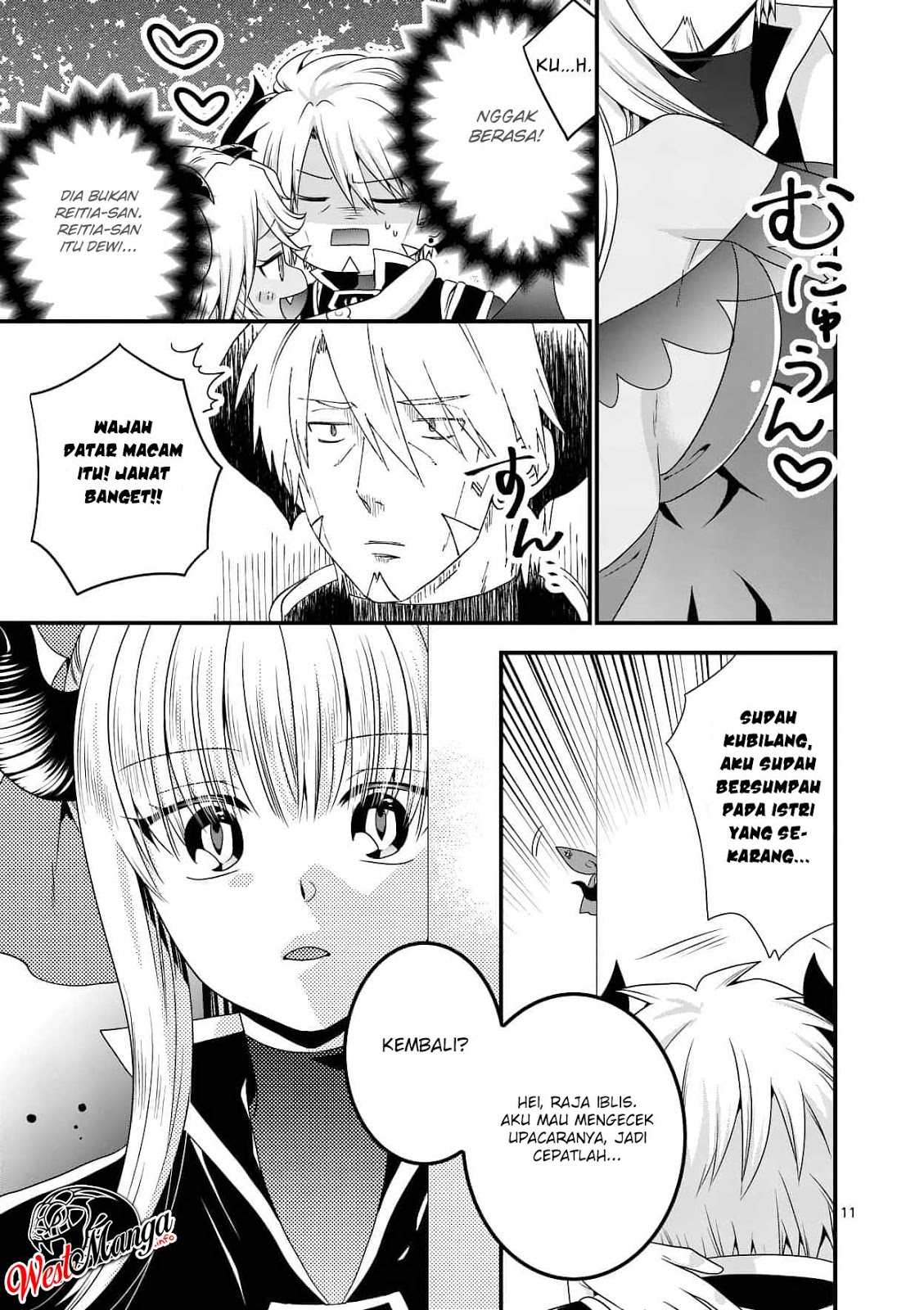 Maou desu Onna Yuusha no Hahaoya to Saikon Shita no de Onna Yuusha ga Giri no Musume ni Narimashita Chapter 17 Gambar 13