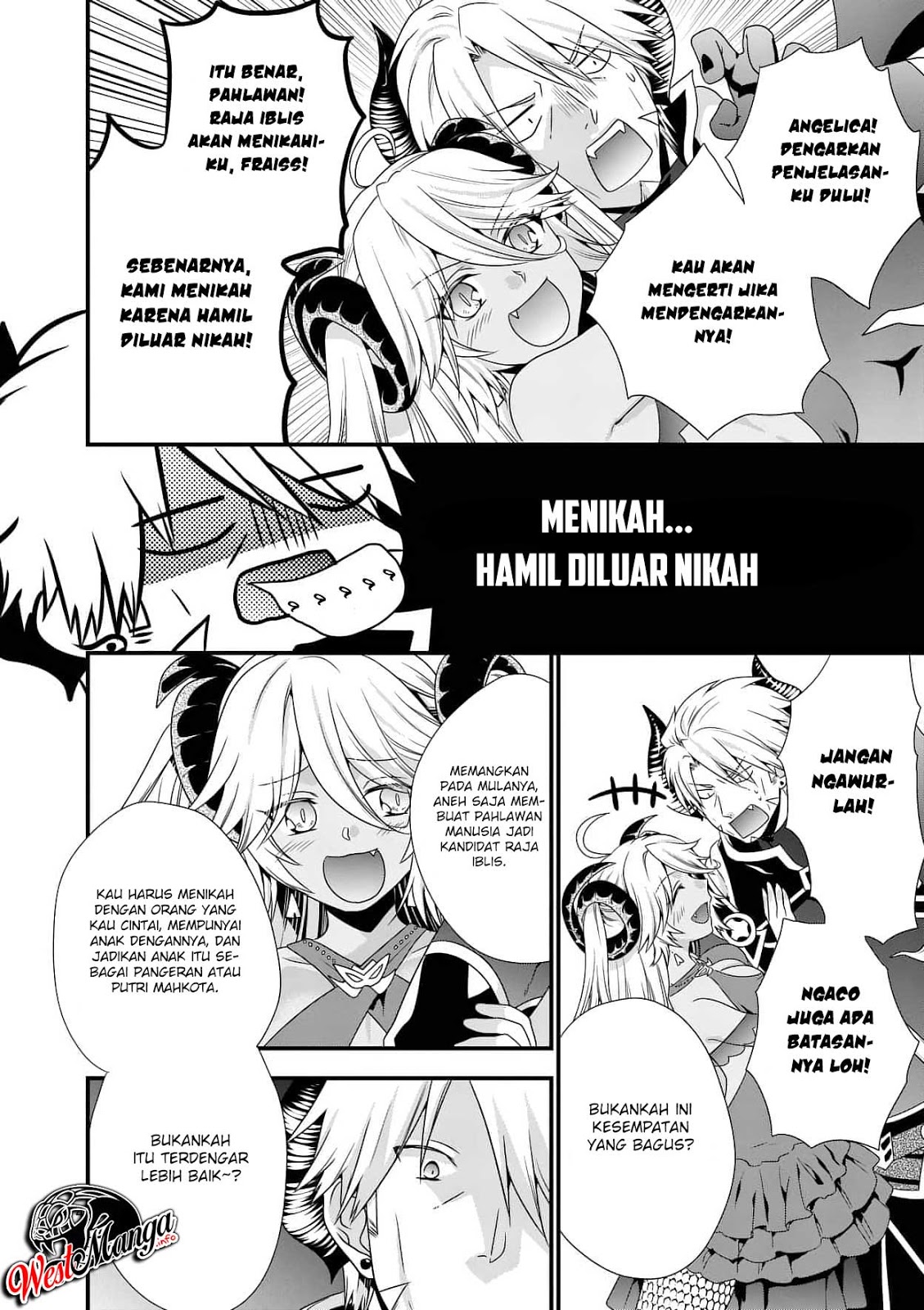 Maou desu Onna Yuusha no Hahaoya to Saikon Shita no de Onna Yuusha ga Giri no Musume ni Narimashita Chapter 17 Gambar 16