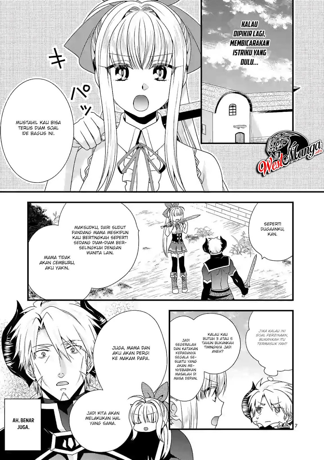 Maou desu Onna Yuusha no Hahaoya to Saikon Shita no de Onna Yuusha ga Giri no Musume ni Narimashita Chapter 25 Gambar 8